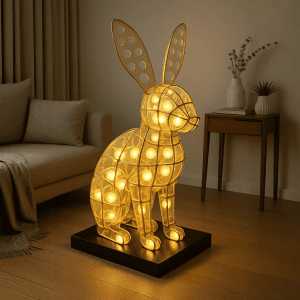 The glowing rabbit